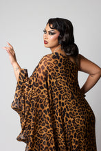 Load image into Gallery viewer, The Glamorous Leopard Caftan Jumpsuit