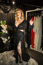 Load image into Gallery viewer, La Estrella De Mi Vida Gown - Midnight Black