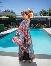 Load image into Gallery viewer, The Glamorous Wild Print Caftan Jumpsuit