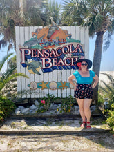 Load image into Gallery viewer, Amarra High-Waisted Shorts Navy Cocktail