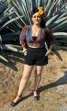 Load image into Gallery viewer, Amarra High-Waisted Shorts Black