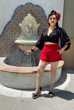 Load image into Gallery viewer, Amarra High-Waisted Shorts Red

