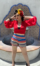 Load image into Gallery viewer, Amarra High-Waisted Shorts Serape