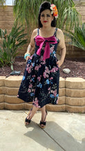 Load image into Gallery viewer, Katharina Dress- Floral  with Magenta Pink