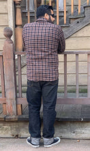 Load image into Gallery viewer, Don Muerto Long Sleeve Chevelle Shirt in Brown & Black Flannel