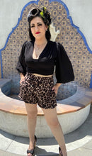 Load image into Gallery viewer, Amarra High-Waisted Shorts Leopard