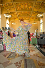 Load image into Gallery viewer, Bella Bloom Dress Sky Blue Base
