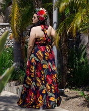 Load image into Gallery viewer, Vivian Tropical  Gown/Dress Navy
