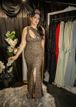 Load image into Gallery viewer, The Starlet Affair Gown- Golden Leopard
