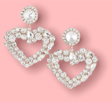 Load image into Gallery viewer, A little, A Lot Glam Heart Earring

